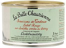 Toulouser Würstchen mit Linsen - La Belle Chaurienne 420g