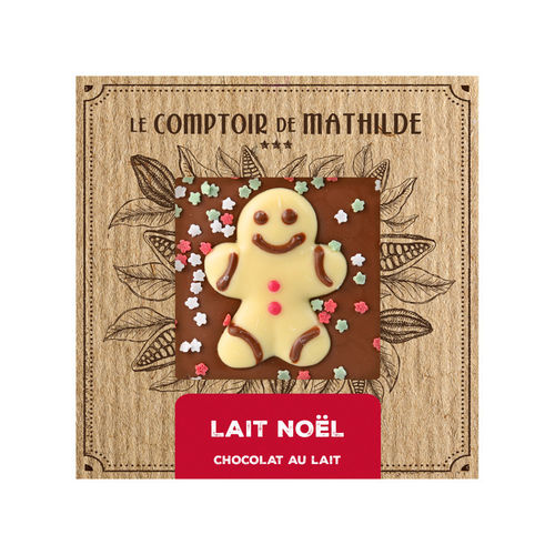 Milchschokolade Weihnachten - Le Comptoir de Mathilde 80g