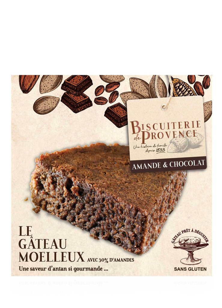 Mandelkuchen mit Kakao - Biscuiterie de Provence 240g