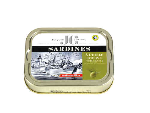 Sardinen in Olivenöl extra - Jacques Gonidec 115g