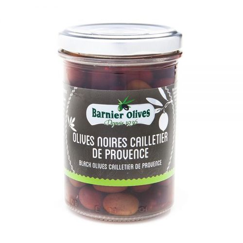 Schwarze Cailletier Oliven - Barnier Olives 228ml