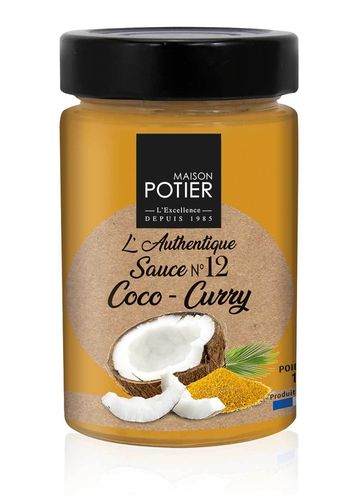 Kokos-Curry-Soße - Maison Potier 180g
