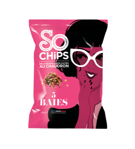 Chips 5 Beeren - SO CHIPS 40g