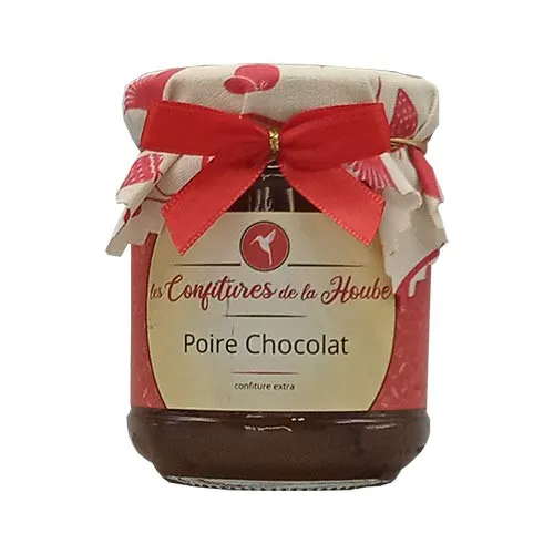 Birne mit Schokolade - Les Confitures de la Hoube 220g