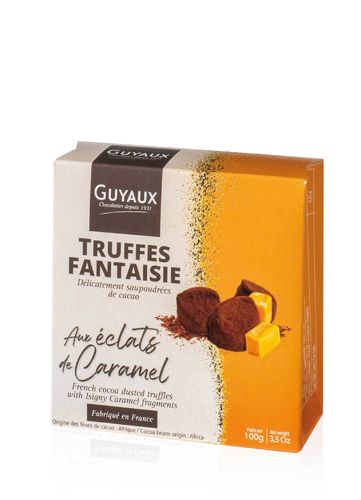 Kakaokonfekt mit Karamellsplittern ohne Palmöl - Guyaux 100g