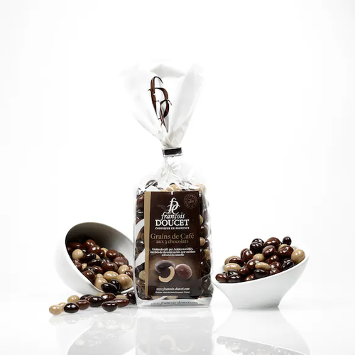 Kaffeebohnen mit Schokolade - François Doucet 200g